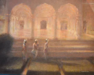 Tuinmannen bij Amber Fort